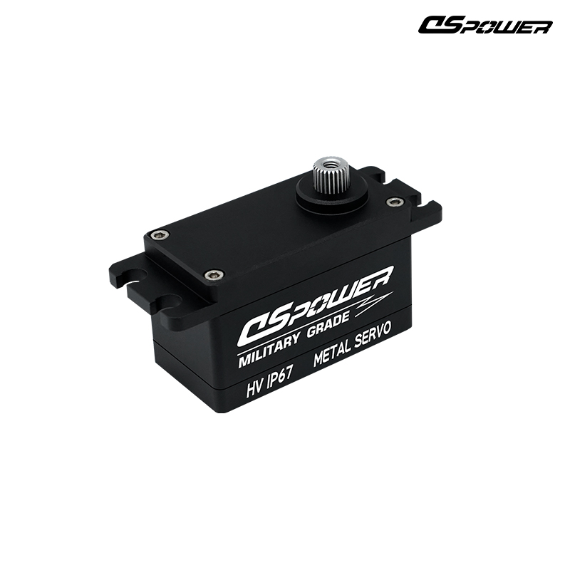 DS-W004-18kgf·cm矮身-40℃耐低溫抗振金屬無(wú)刷防水重工舵機(jī)