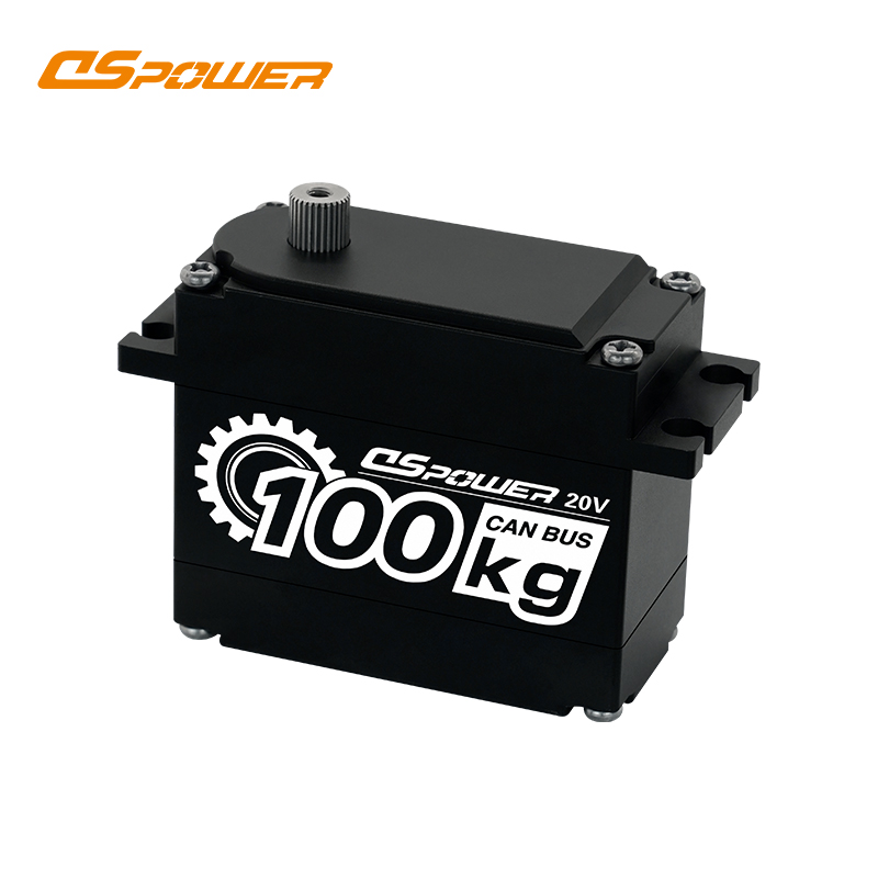 DS-P008—100KG大扭矩AGV小車(chē)轉(zhuǎn)向帶離合金屬無(wú)刷CAN總線舵機(jī)