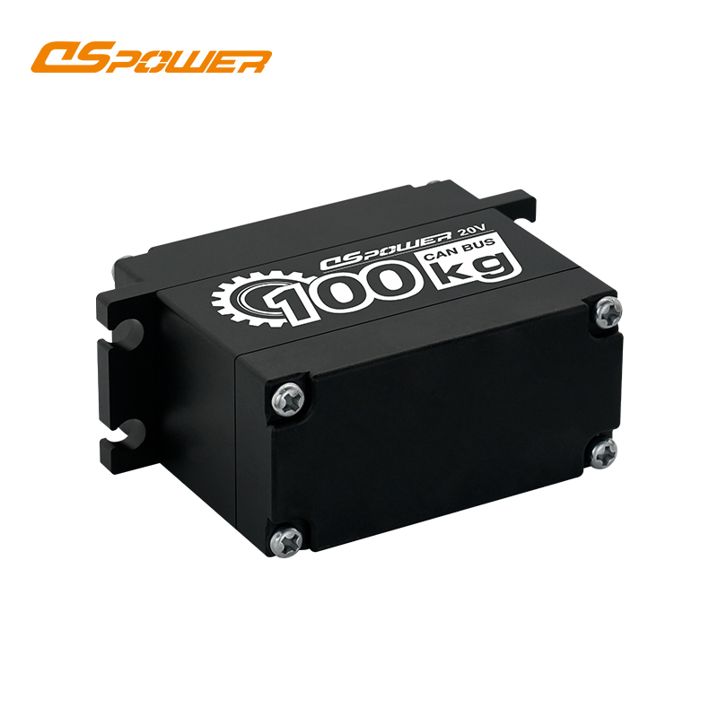 DS-P008—100KG大扭矩AGV小車(chē)轉(zhuǎn)向帶離合金屬無(wú)刷CAN總線舵機(jī)