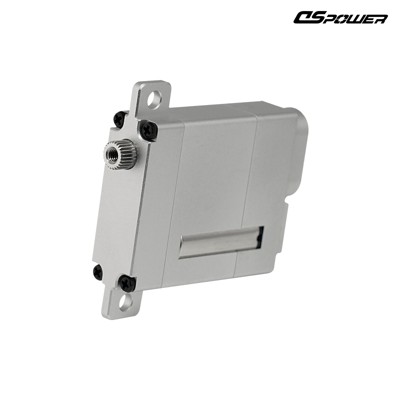 W009军工级重工全金属无人机舵机｜8KG扭矩｜-40℃宽温域｜CAN总线闭环控制 - 广东德晟智能科技有限公司