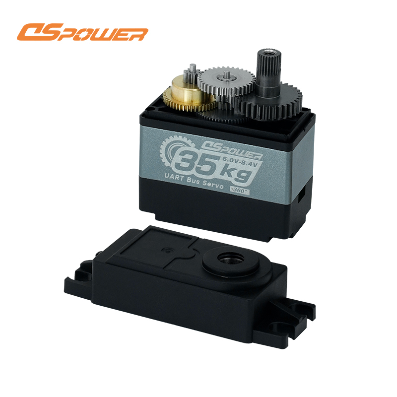 DS-R003D 35KG工业舵机｜全钢齿大扭力360°控制｜RS485协议磁编传感器｜机器人机械臂高精度驱动解决方案